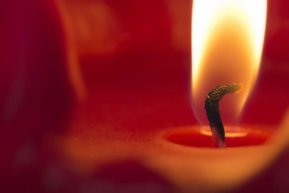 Washington, Seabeck Close-up of candle flame